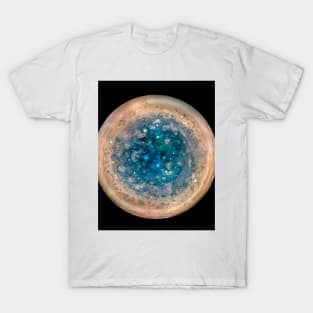 Jupiter's south pole, Juno image (C036/8352) T-Shirt